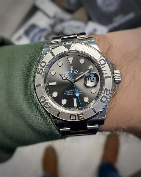 rolex yacht master rhodium replica|rolex yacht master 40 price.